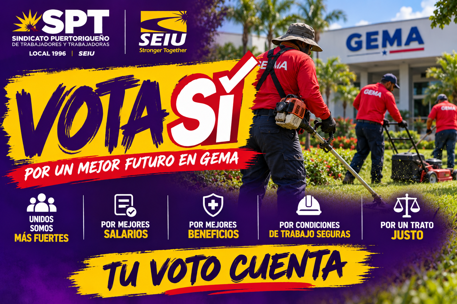 Vota Sí - Por un mejor futuro en GEMA